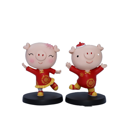 樹(shù)脂公仔 福運小豬